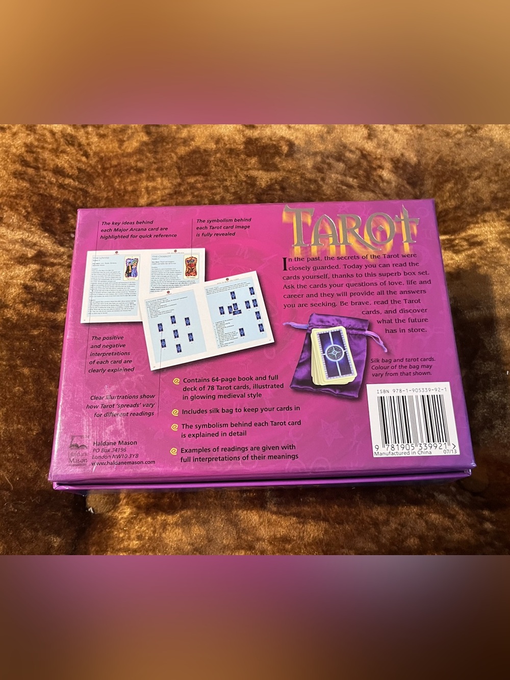 Sasha Fenton Tarot Card Set Complete Divination Guidebook Esoteric Deck - Picture 5 of 5